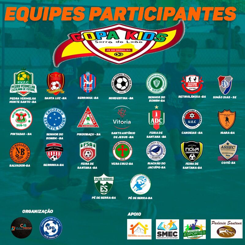 Escolinhas De Futebol De Senhor Do Bonfim Vão Participar Da Copa Kids ...